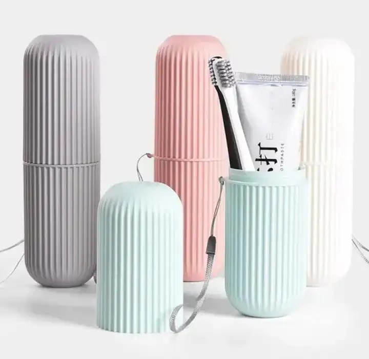 Generic Toothbrush Toothpaste Storage Box Travel Portable Tooth Brush Protection Holder Bathroom Organizer Case Household Plastic Boxes
