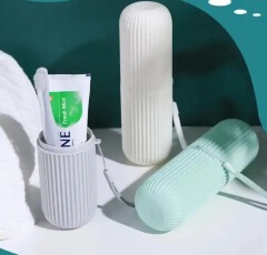 Generic Toothbrush Toothpaste Storage Box Travel Portable Tooth Brush Protection Holder Bathroom Organizer Case Household Plastic Boxes