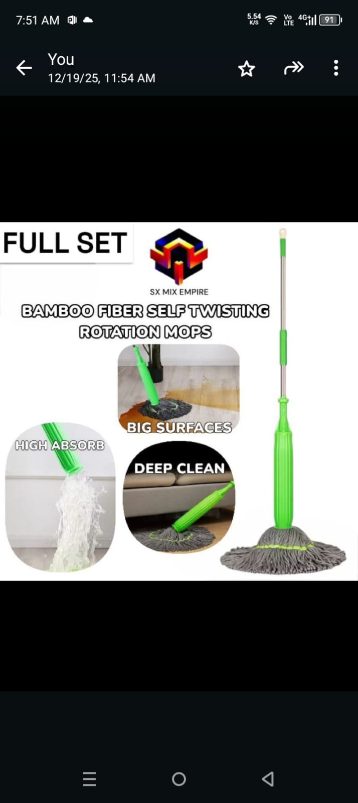 RESTOCK OFFER!! BIG SIZE 144CM New upgrade pocket wringing mop 💥High absorption 
💥 self twisting