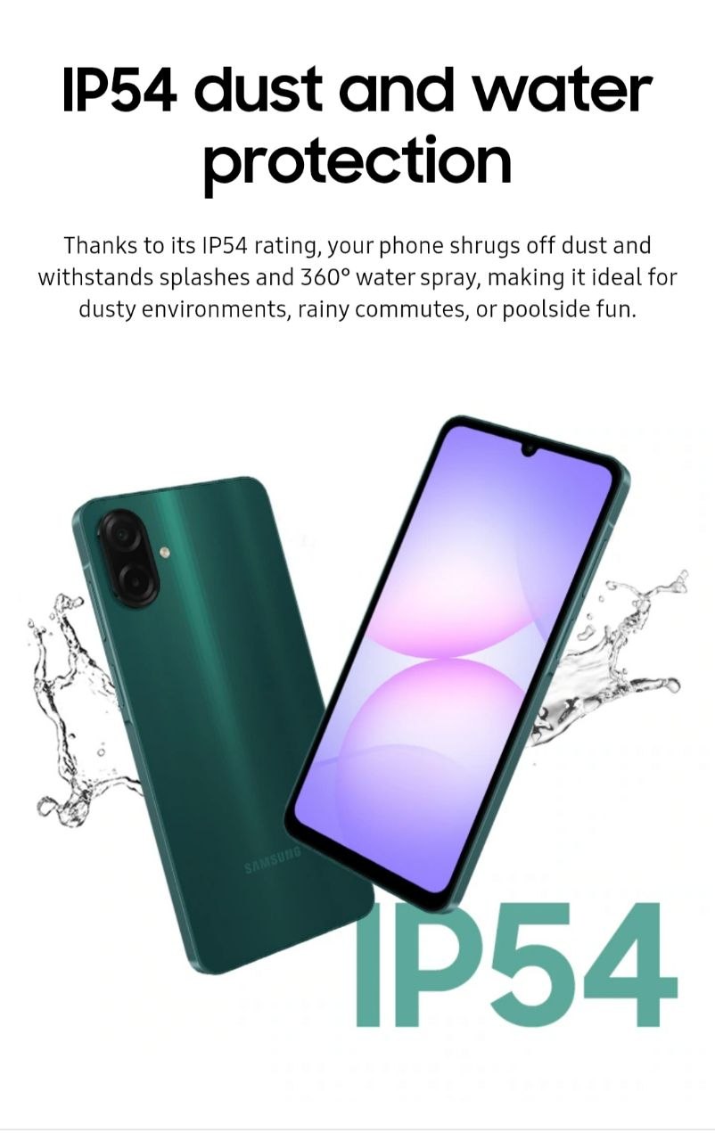 Samsung Galaxy A07 4G - Power to play, stream, and multitask all at once - Comes with a free 25W Adapter and phone cover