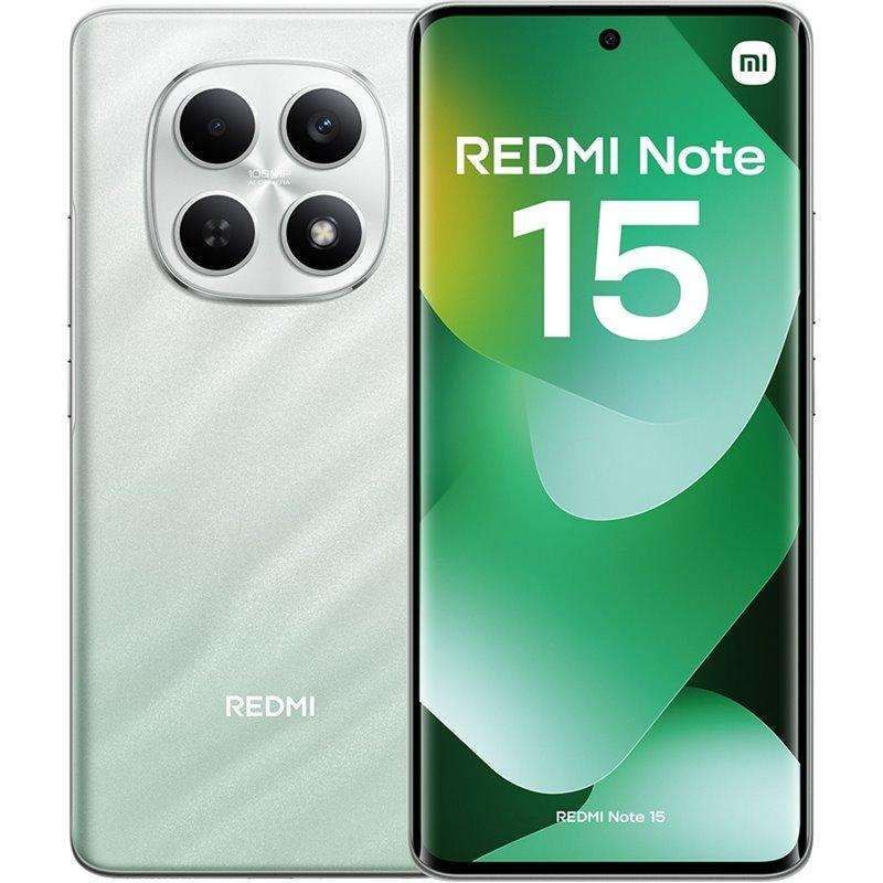 Redmi Note 15 4G - Curved Screen Display - 6000mAh battery - Truly Water-Resistant - With Wet Touch Technology - Free cover and 33W charger inside