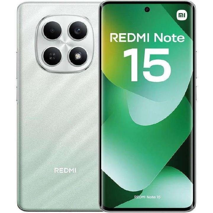 Redmi Note 15 4G - Curved Screen Display - 6000mAh battery - Truly Water-Resistant - With Wet Touch Technology - Free cover and 33W charger inside