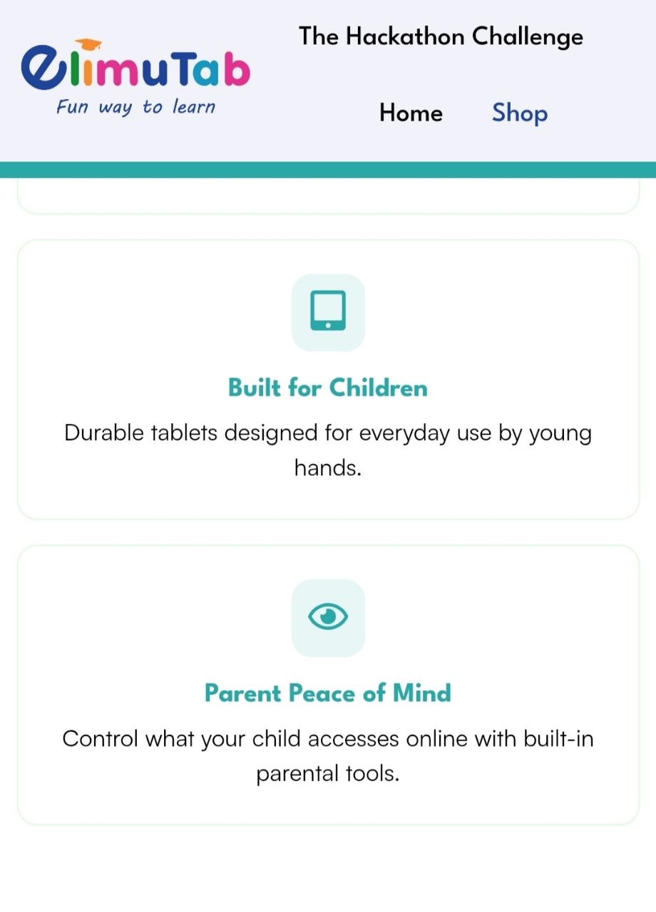 ElimuTab ET04 Pro – 7 Inch Educational Tablet Kenya | Kids Safe CBC Learning Tablet