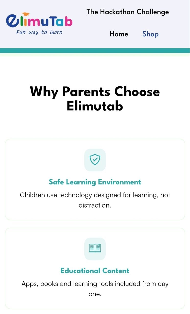 ElimuTab ET04 Pro – 7 Inch Educational Tablet Kenya | Kids Safe CBC Learning Tablet