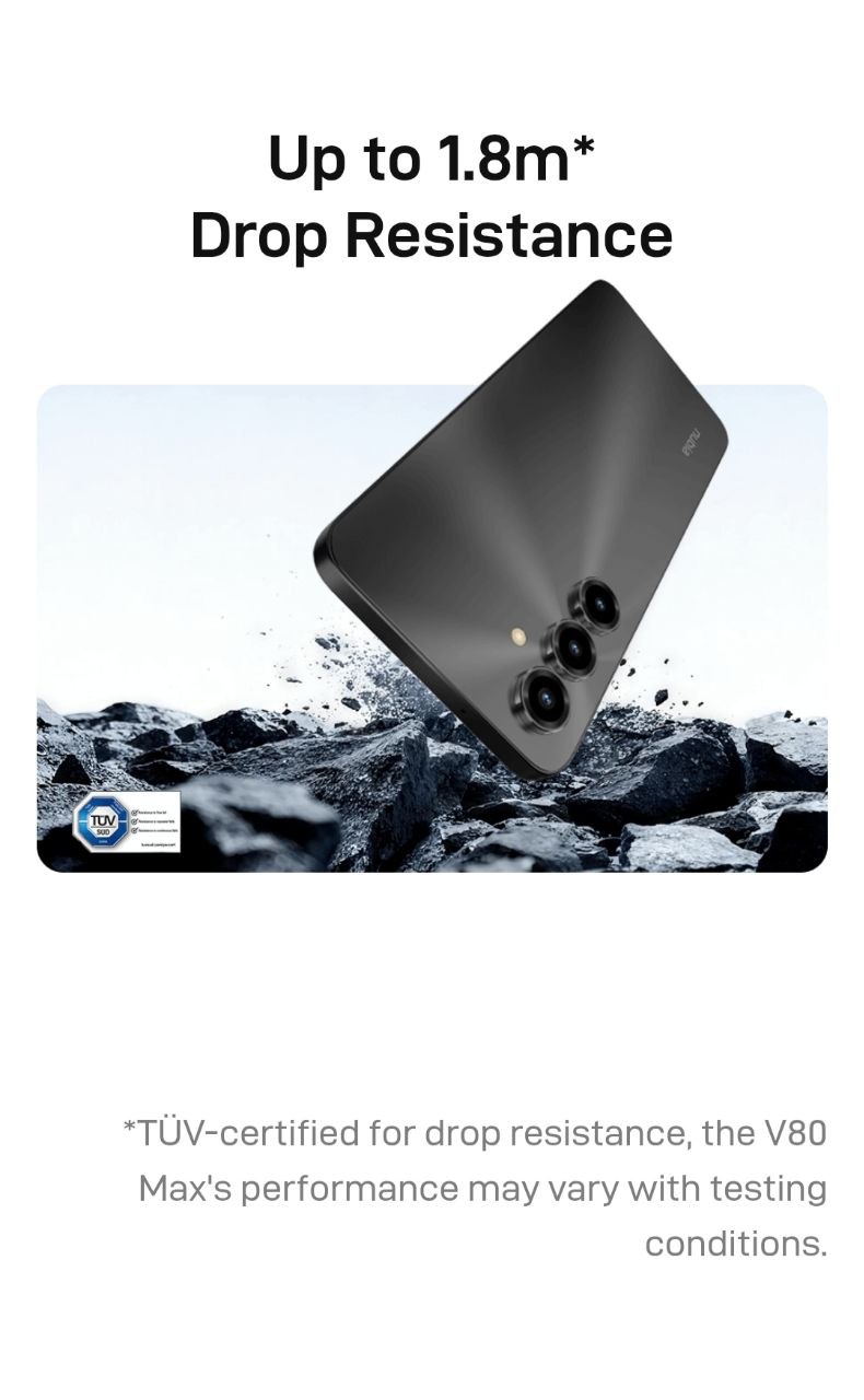 ZTE Blade V80 Max 4G - A smartphone offering a blend of performance and features - A budget-focused smartphone that prioritizes a massive battery and a large display.