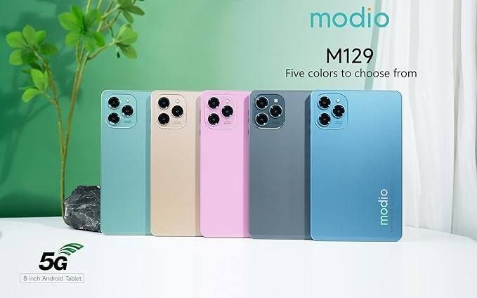 Modio M129 5G Tablet - Modern tablet designed to deliver smooth performance, large storage and everyday reliability for entertainment, work and study