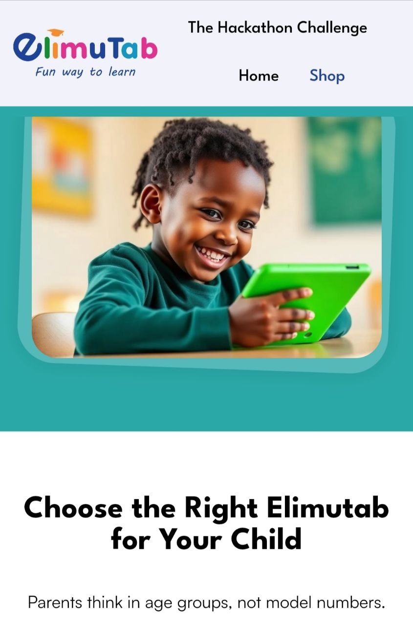 ElimuTab ET04 Pro – 7 Inch Educational Tablet Kenya | Kids Safe CBC Learning Tablet