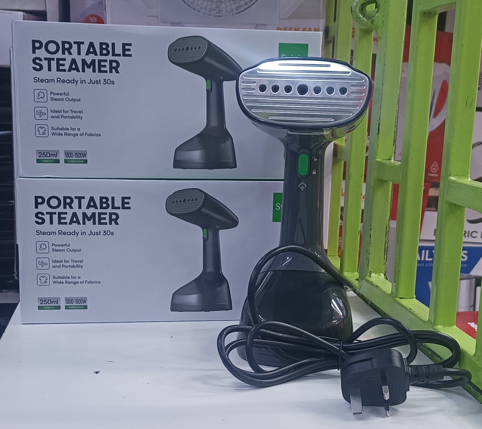 OFFER🔥OFFER💫💫Syinix Portable Garment Steamer.🪄Designed for convenience and efficiency, this handheld steamer delivers powerful steam performance to remove wrinkles quickly without the need for an