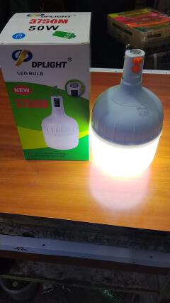 🪄🪄DP Light 50W Rechargeable LED Bulb - Emergency Backup Light, White, 4-6 Hours Runtime🔥Charges while in normal use – Auto-switches to battery when power goes off

???? Comes with hanging hook – Gr