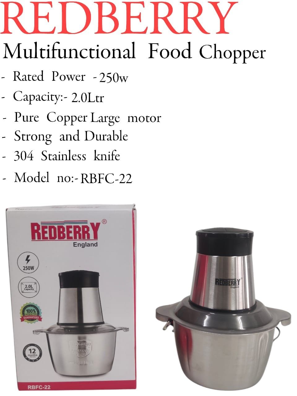 🌻🌻Heavy-Duty Electric Chopper – 250W Double Bowl Food Grinder, Fast & Durable💦this chopper handles everything from vegetables and meat to onions, fruits, and nuts. The SUS304 stainless steel body e