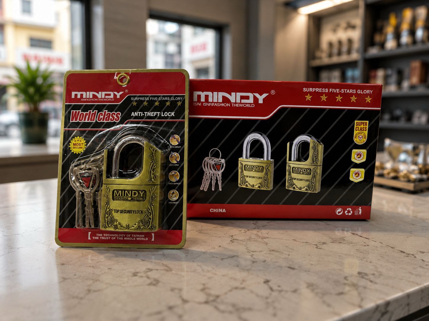 🪄🪄Heavy-Duty Padlock for Gates, Sheds & Containers/ High-Grade Anti-Theft Lock for Secure Living ✔️✔️.With high precision and hard to copy the key.
2.Full shrouded hardened steel shackle protects lo