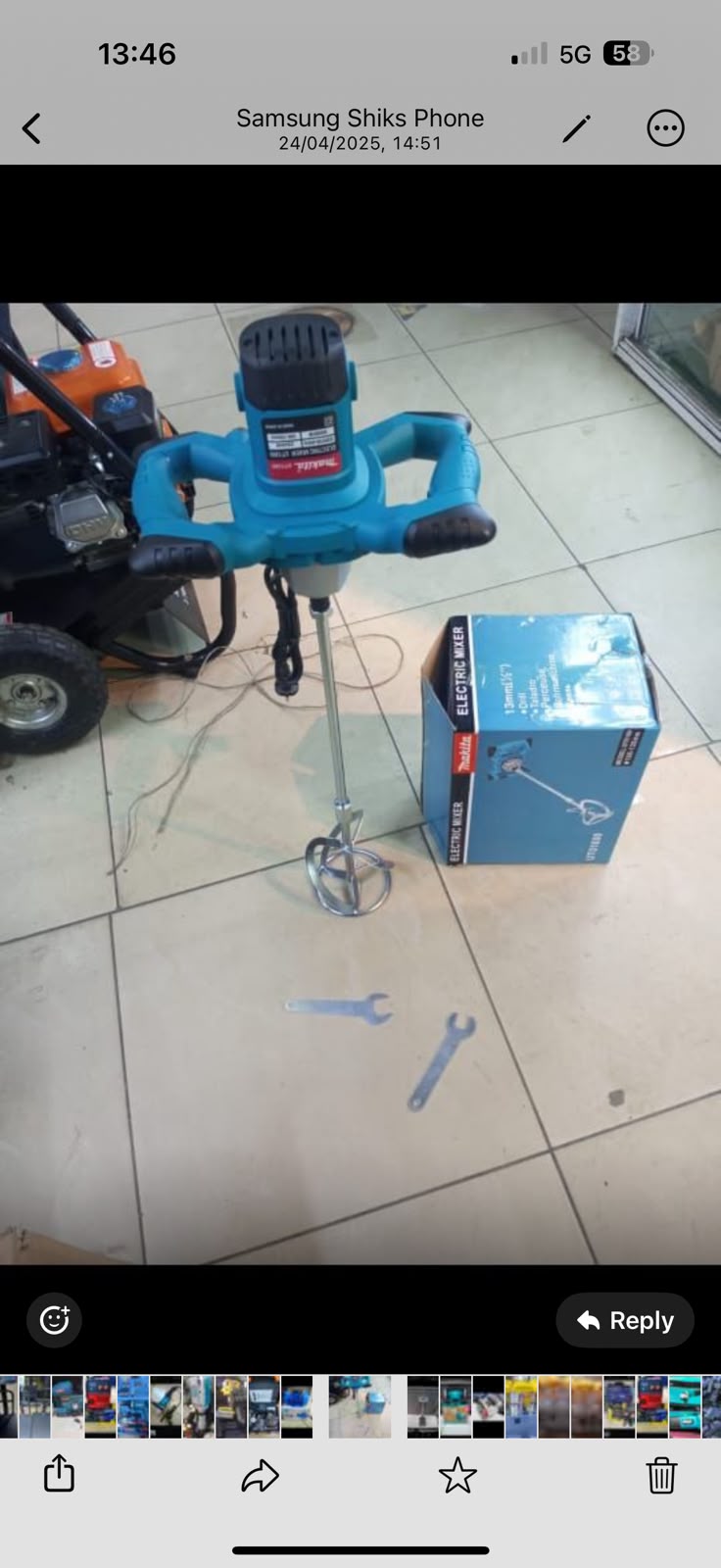 CLEARANCE SALE💫💫Heavy duty Cement Mixer and paint mixer -Electric Concrete Mixer -Handheld Mud Mixer for Motar,Paint, Grout, Plaster, Thinset,Fodder Stirring Tool🔥powerful and efficient tool design