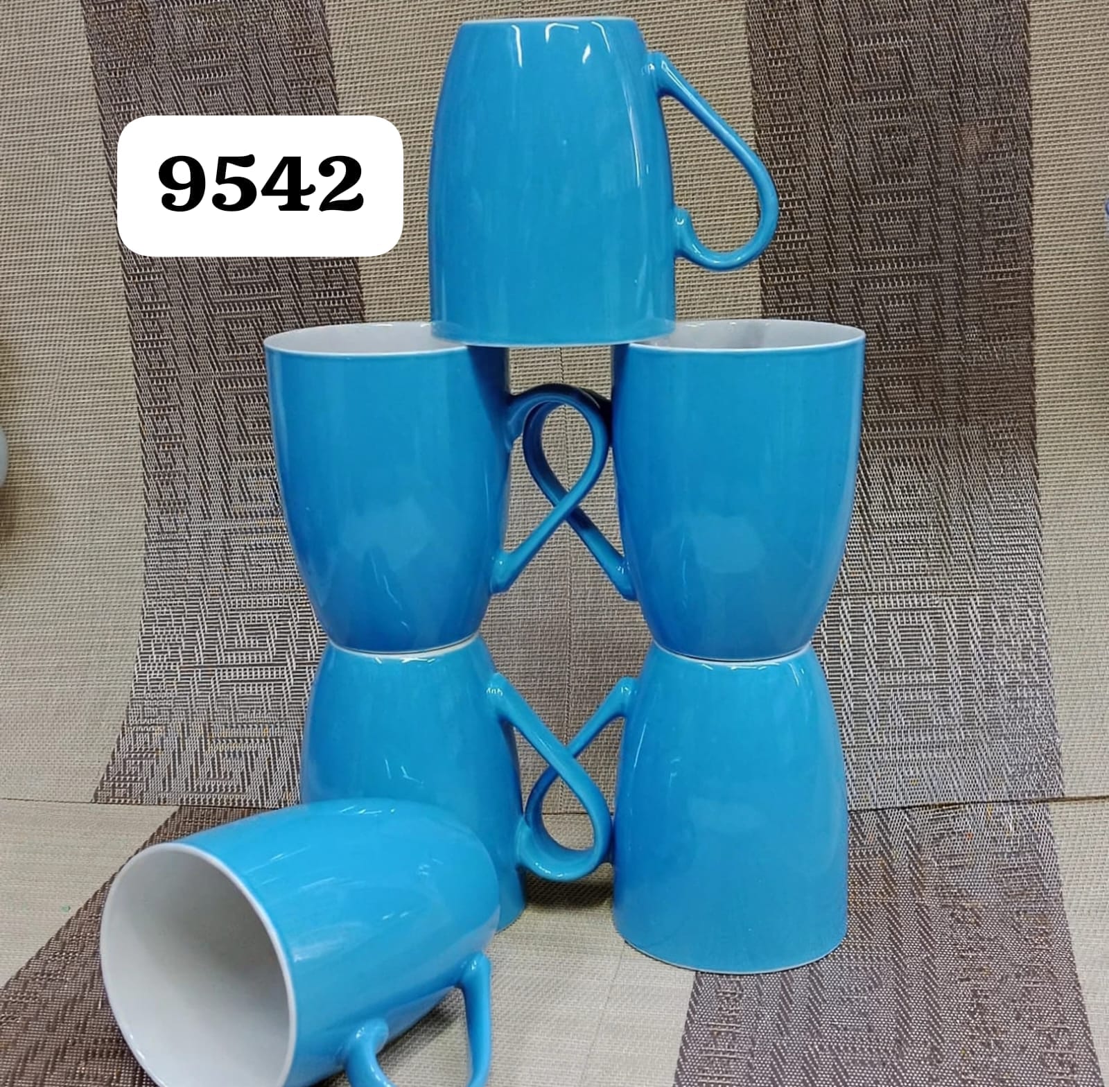🥕🎯Nice One Set of 6pcs 400ML High Quality Porcelain Cups Tea Milk Coffee Mugs🥬elegant set features beautifully designed cups that are perfect for enjoying your favourite hot beverages. Whether it's