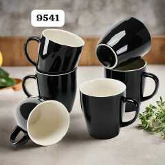 🥕🎯Nice One Set of 6pcs 400ML High Quality Porcelain Cups Tea Milk Coffee Mugs🥬elegant set features beautifully designed cups that are perfect for enjoying your favourite hot beverages. Whether it's
