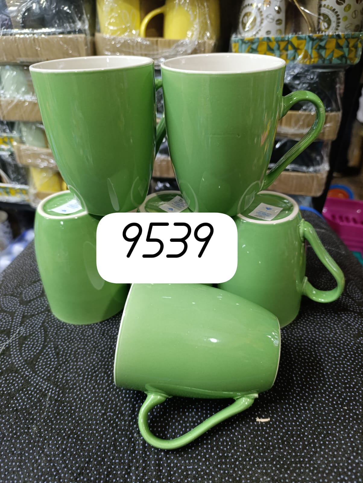 🥕🎯Nice One Set of 6pcs 400ML High Quality Porcelain Cups Tea Milk Coffee Mugs🥬elegant set features beautifully designed cups that are perfect for enjoying your favourite hot beverages. Whether it's