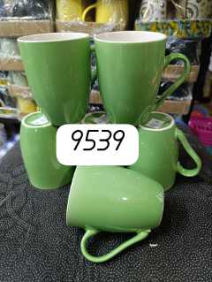 🥕🎯Nice One Set of 6pcs 400ML High Quality Porcelain Cups Tea Milk Coffee Mugs🥬elegant set features beautifully designed cups that are perfect for enjoying your favourite hot beverages. Whether it's