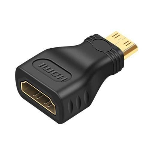 Mini HDMI to HDMI Adapter Connector – High-Speed HDMI Converter | 4K HD Audio & Video | Plug & Play