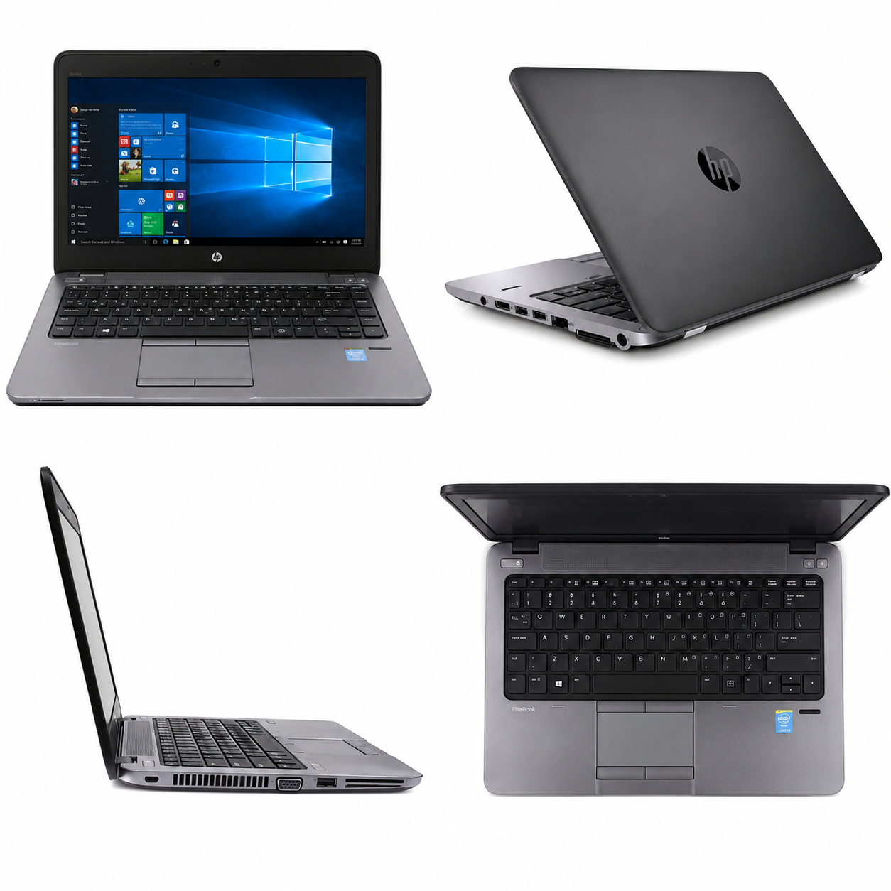 HP EliteBook 820 G1 Refurbished Laptop, Intel Core i5-4600U, 8GB RAM, 500GB SSD, 12.5-inch HD Display, Windows 10 Pro – Portable Business Laptop + Free Mouse