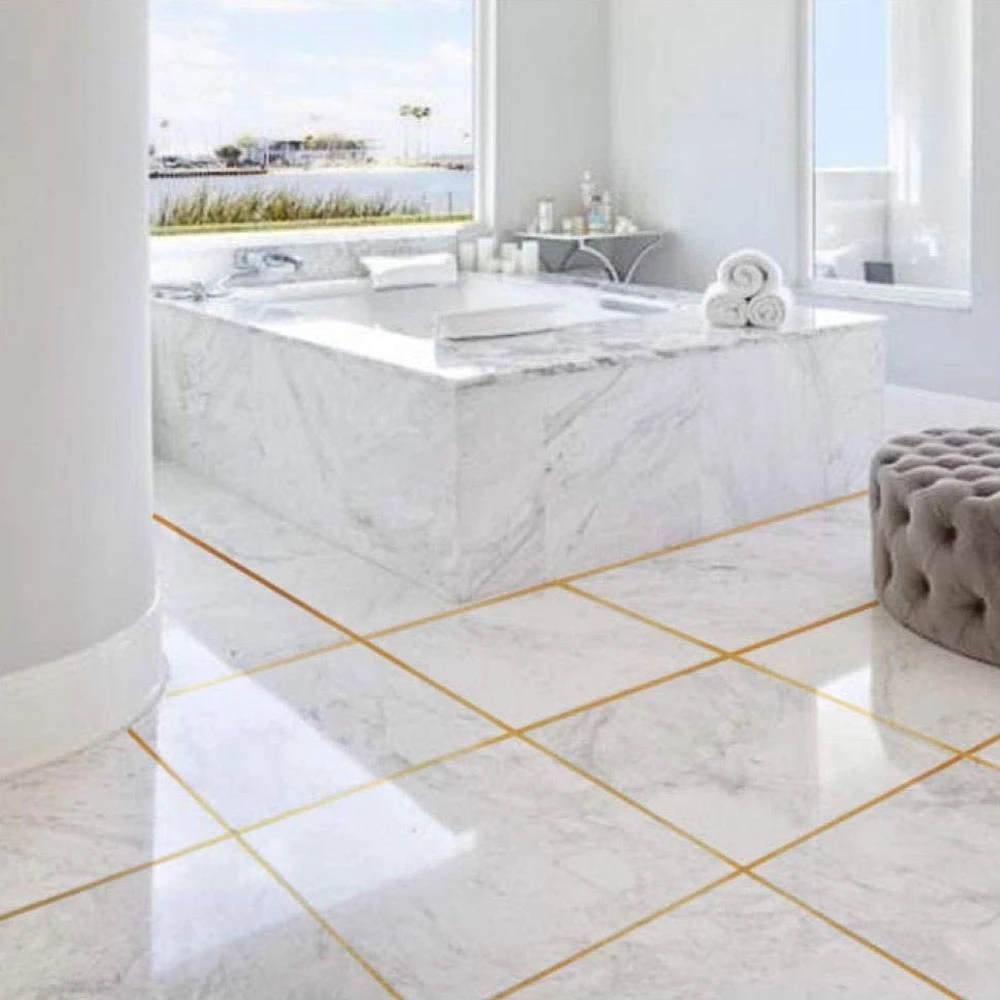 2cm*50m--50m/Roll Brushed Gold Silver Floor Edging Waterproof Seam Wall Stickers Wall Gap home decoration Self-adhesive