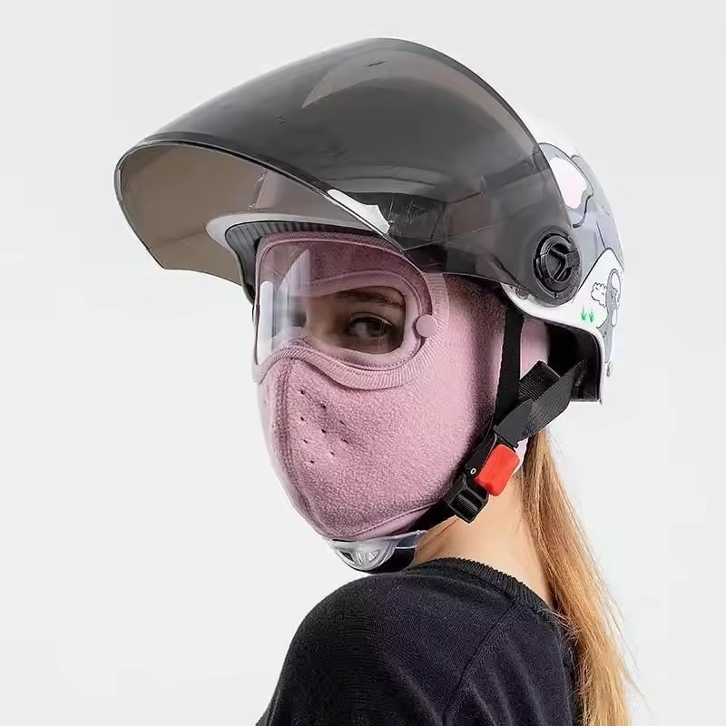 Winter Windproof And Dust-proof Full Face Mask Cycling Ski Breathable Mask Eye Mask High-definition Anti Fog Lens Cover FZ-428