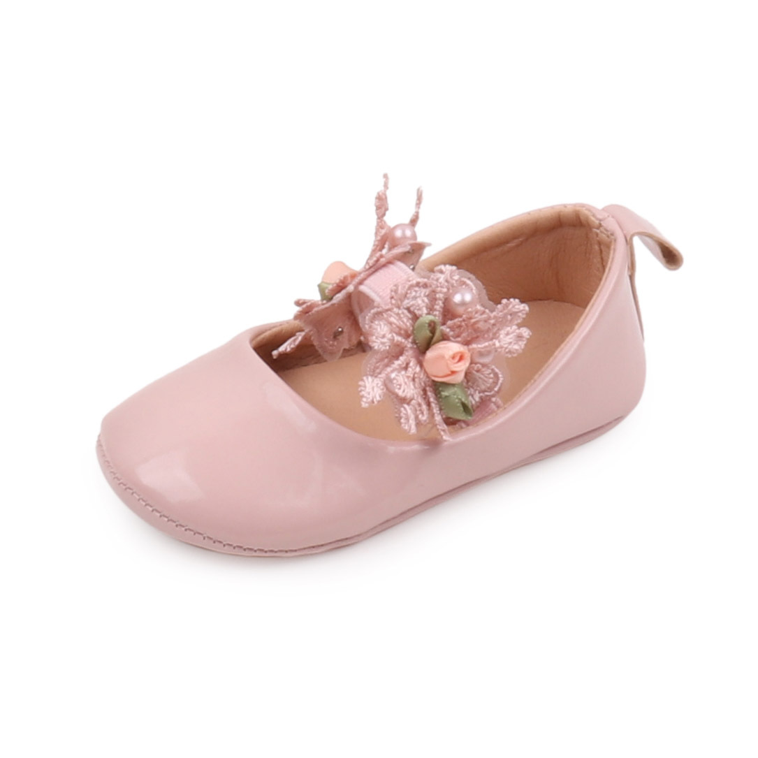 2026 Spring and Summer Baby Girl Shoes High Quality PU and TPR Anti-slip Sole Beautiful Flower Mary Jane Style Fashion Sandal