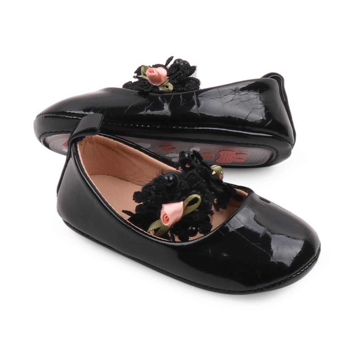 2026 Spring and Summer Baby Girl Shoes High Quality PU and TPR Anti-slip Sole Beautiful Flower Mary Jane Style Fashion Sandal