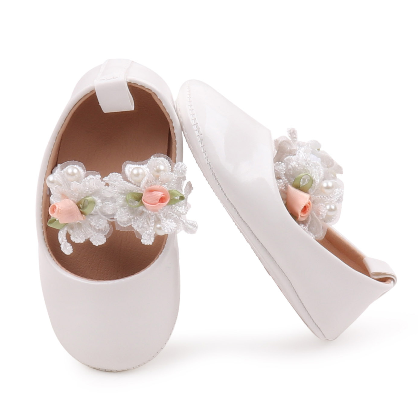 2026 Spring and Summer Baby Girl Shoes High Quality PU and TPR Anti-slip Sole Beautiful Flower Mary Jane Style Fashion Sandal