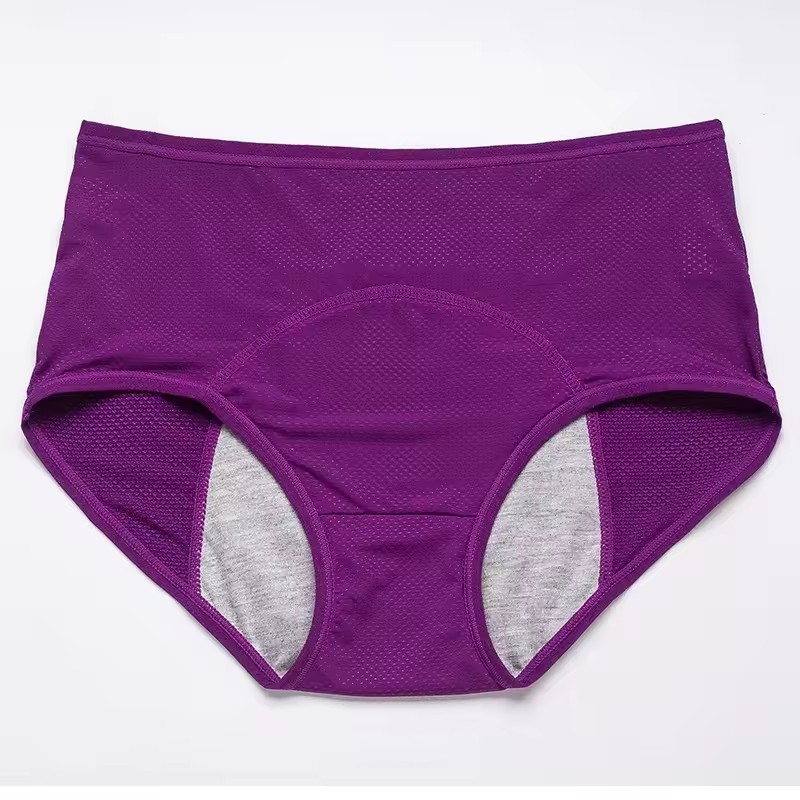 Menstrual Panties Women Sexy Pants Leak Proof Incontinence Underwear Period Proof Briefs High Waist Warm Female FZ-362