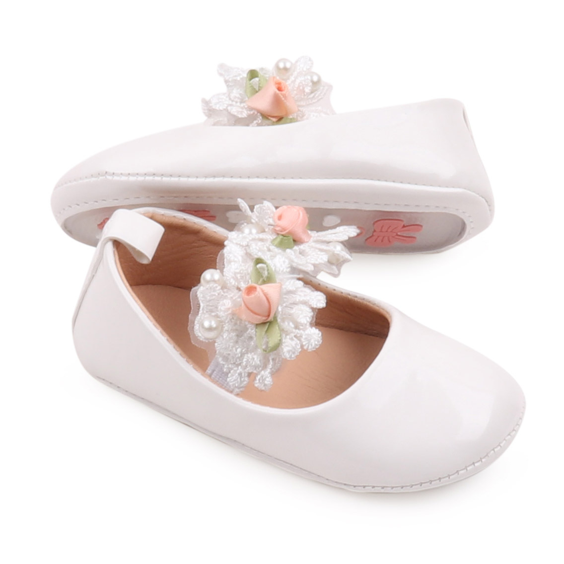 2026 Spring and Summer Baby Girl Shoes High Quality PU and TPR Anti-slip Sole Beautiful Flower Mary Jane Style Fashion Sandal