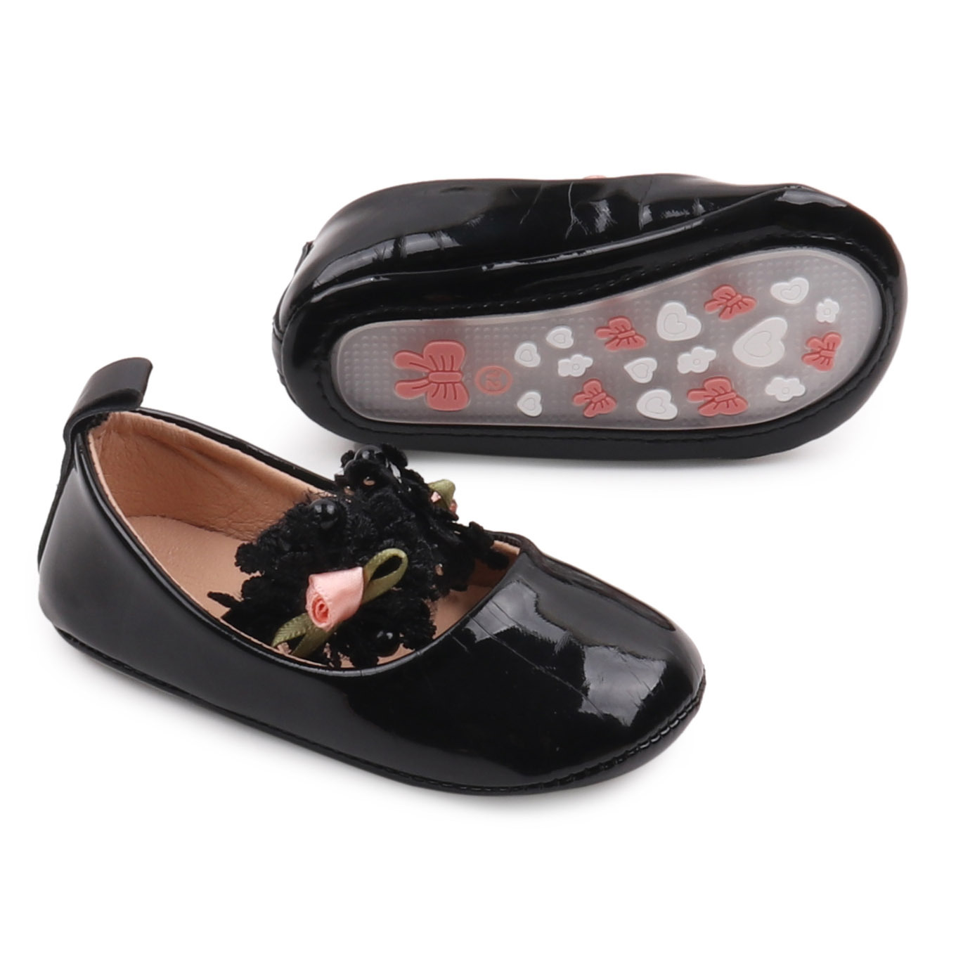 2026 Spring and Summer Baby Girl Shoes High Quality PU and TPR Anti-slip Sole Beautiful Flower Mary Jane Style Fashion Sandal