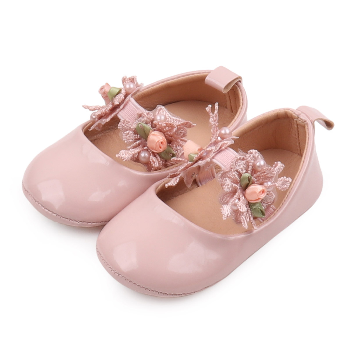 2026 Spring and Summer Baby Girl Shoes High Quality PU and TPR Anti-slip Sole Beautiful Flower Mary Jane Style Fashion Sandal