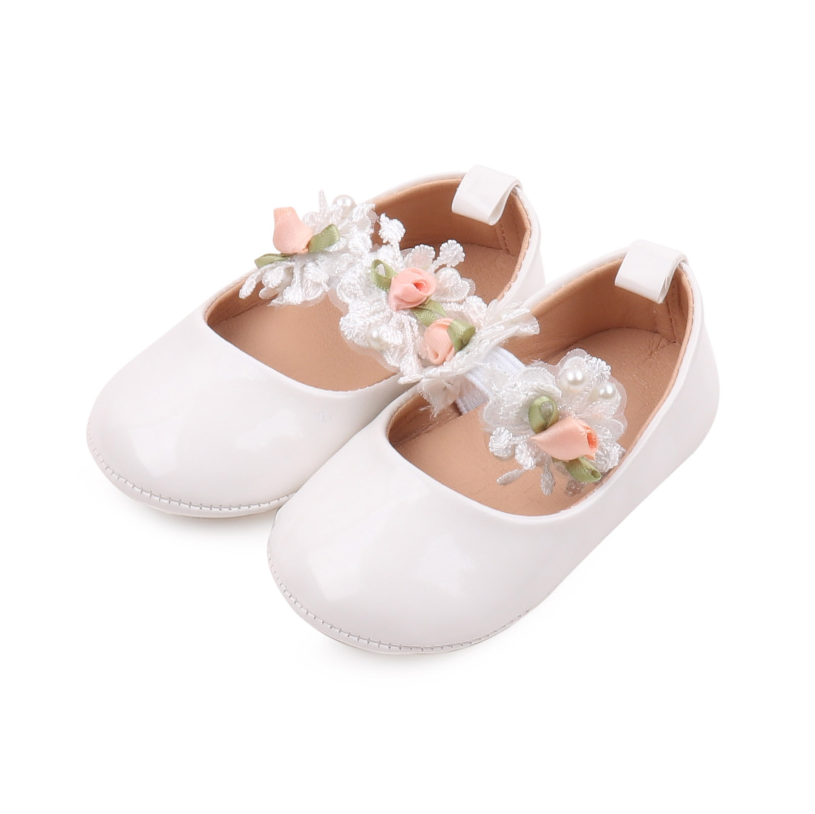 2026 Spring and Summer Baby Girl Shoes High Quality PU and TPR Anti-slip Sole Beautiful Flower Mary Jane Style Fashion Sandal