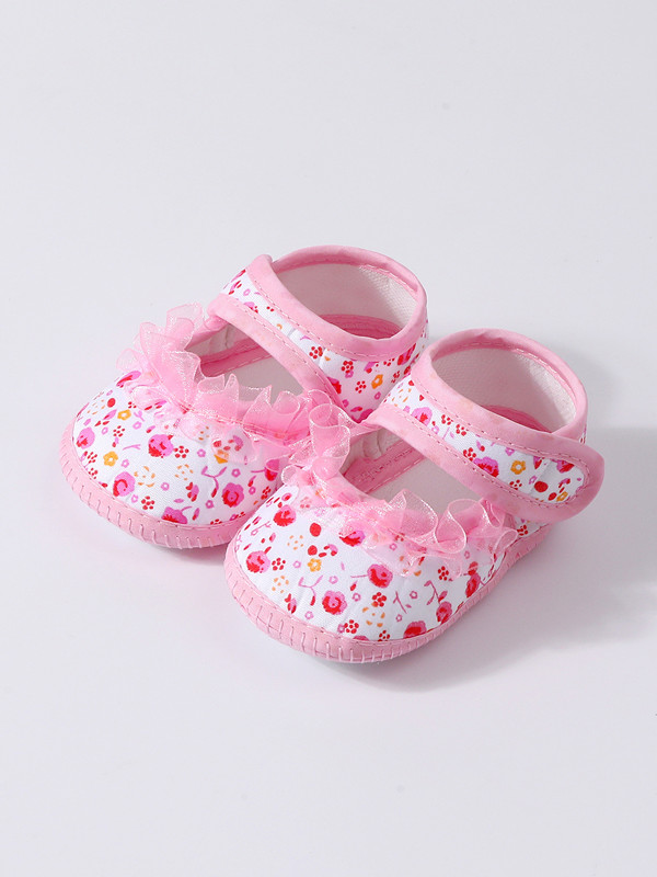 Autumn and Summer Single Shoes, Newborn Baby Shoes, anti Slip Soft Sole, 0-1 Year old Baby Walking Shoes, Daughter's Shoes