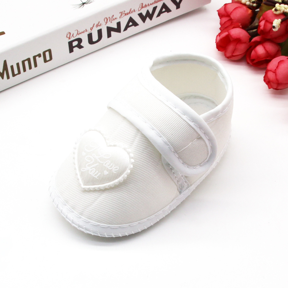 0-12Months Infant Girls Heart Walking Shoes Cute Comfortable shoes for baby girls Non Slip Infant Flats Shoes
