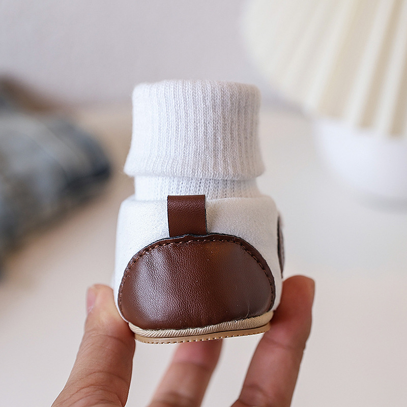 Baby Shoes Autumn and Winter and Socks Cotton for Warmth Non Slip Walking Shoes for Newborn Babies Baby 0-1 Years Old Shoes