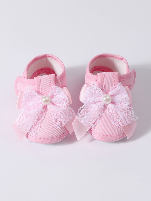 Autumn Baby Girl Princess Shoes Soft soled Non slip Cloth Shoes 0-1 Year Old Newborn Baby Shoes