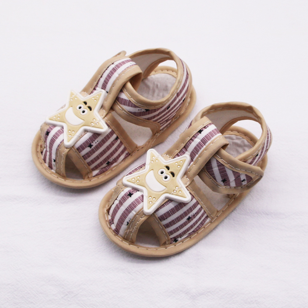 Summer Sandals for Newborn Babies Aged 0-1, Soft Soled Baby Shoes for Toddlers Aged 6-12 Months, Men's Shoes