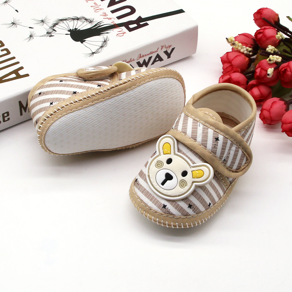 Cute Bear Baby Shoes Cartoon Newborn boy Baby Shoes Soft Soled Baby First Walking Shoes Classic Toddler Shoes