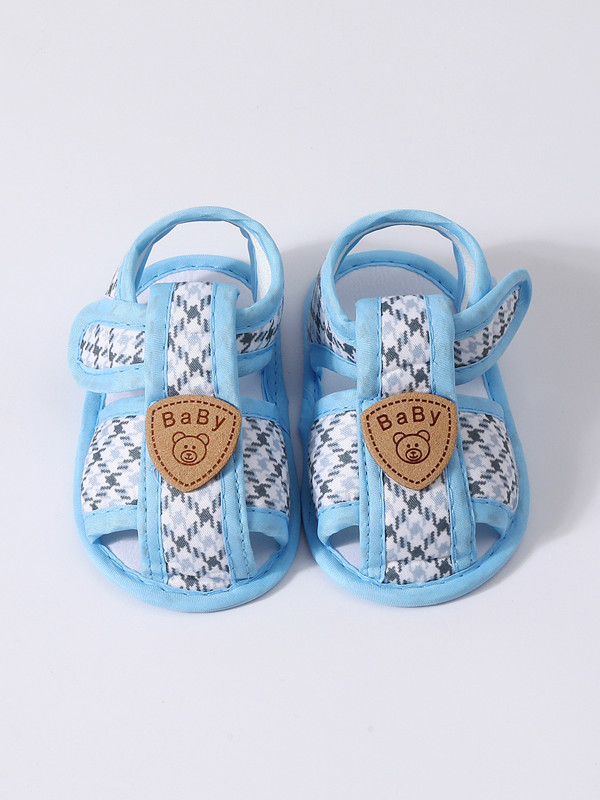 Baby Sandals Summer Soft soled Walking Shoes 0-1 Years 0-12 Months Baby non Slip Soft Soled Cloth Shoes Newborn Baby