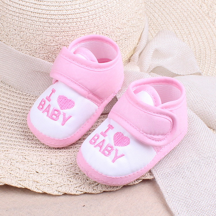 Cotton Bottom Baby Sneakers Anti-Slip Kids Soft Soled Shoes Spring Autumn Newborn First Walkers 0-1 Children Crib Shoe Footwear
