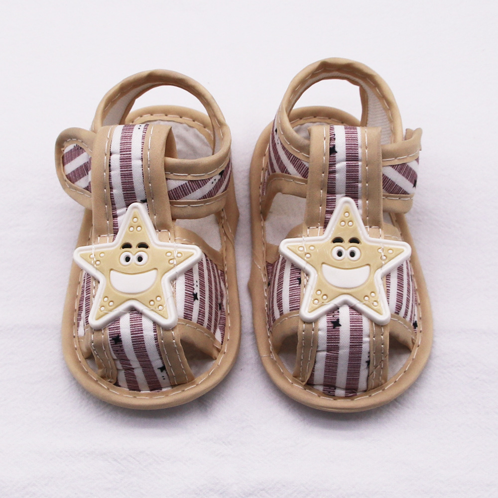 Summer Sandals for Newborn Babies Aged 0-1, Soft Soled Baby Shoes for Toddlers Aged 6-12 Months, Men's Shoes