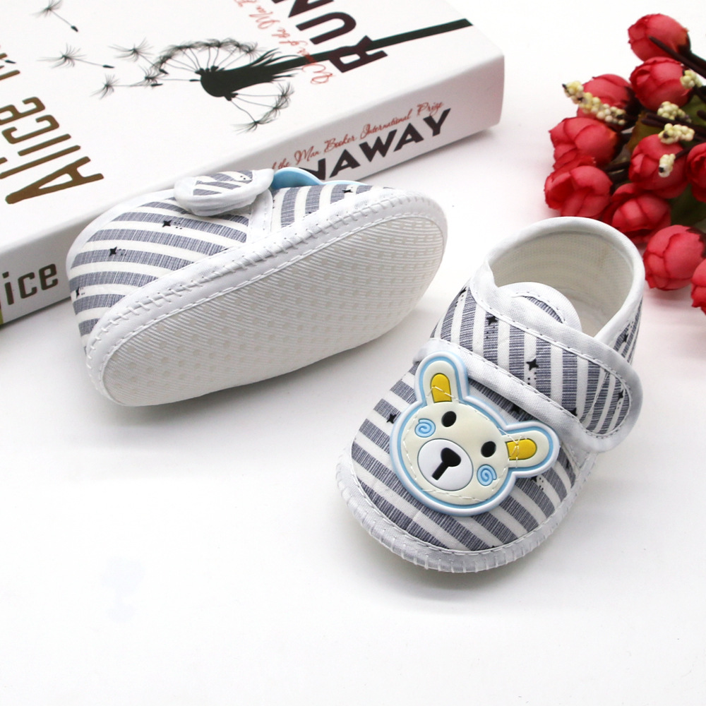 Cute Bear Baby Shoes Cartoon Newborn boy Baby Shoes Soft Soled Baby First Walking Shoes Classic Toddler Shoes