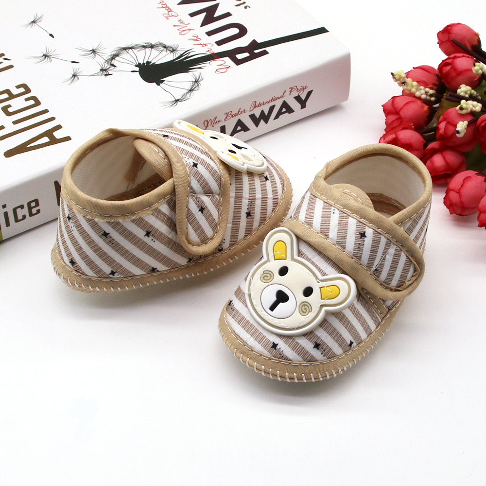 Cute Bear Baby Shoes Cartoon Newborn boy Baby Shoes Soft Soled Baby First Walking Shoes Classic Toddler Shoes
