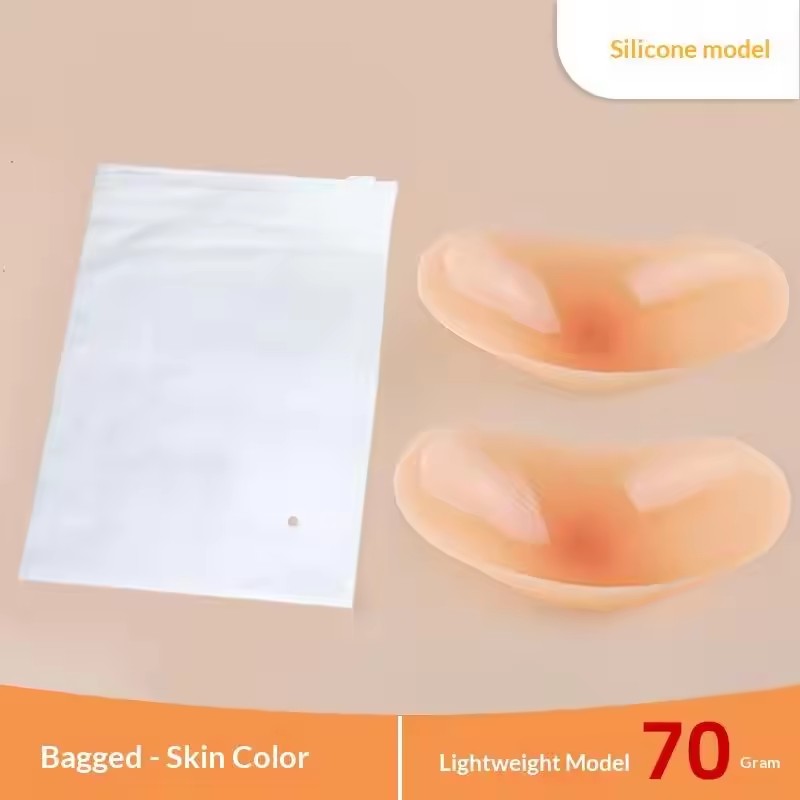 1 Pair Silicone Shoulder Pads Invisible Right-angle Shoulder Pads Enlarged And Thickened Shoulder Pads