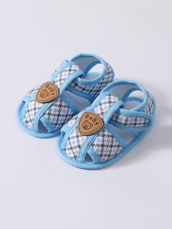 Baby Sandals Summer Soft soled Walking Shoes 0-1 Years 0-12 Months Baby non Slip Soft Soled Cloth Shoes Newborn Baby