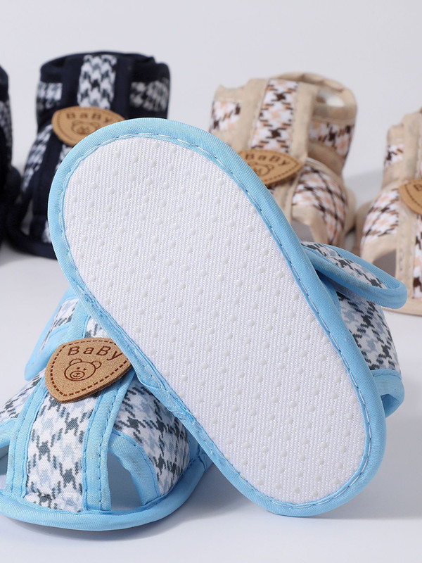 Baby Sandals Summer Soft soled Walking Shoes 0-1 Years 0-12 Months Baby non Slip Soft Soled Cloth Shoes Newborn Baby