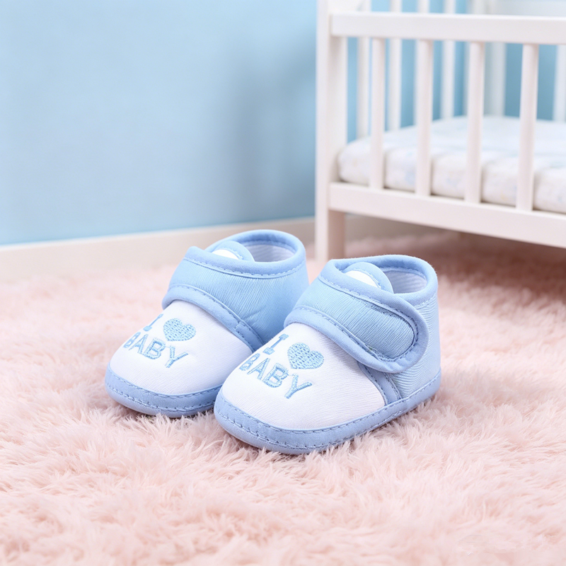 Cotton Bottom Baby Sneakers Anti-Slip Kids Soft Soled Shoes Spring Autumn Newborn First Walkers 0-1 Children Crib Shoe Footwear
