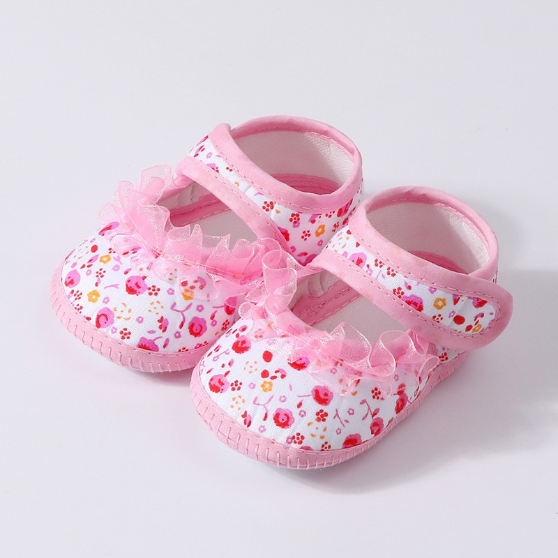 Autumn and Summer Single Shoes, Newborn Baby Shoes, anti Slip Soft Sole, 0-1 Year old Baby Walking Shoes, Daughter's Shoes