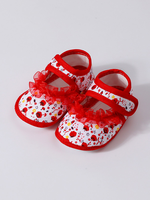 Autumn and Summer Single Shoes, Newborn Baby Shoes, anti Slip Soft Sole, 0-1 Year old Baby Walking Shoes, Daughter's Shoes