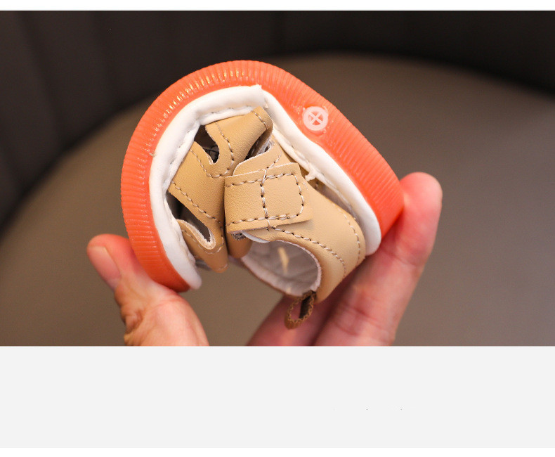 Summer Toddler Sandals 0-2 Years Children Whistle Shoe infant Sandals Baby boy Girl Cartoon Soft Sole toe Anti-collision Sandals